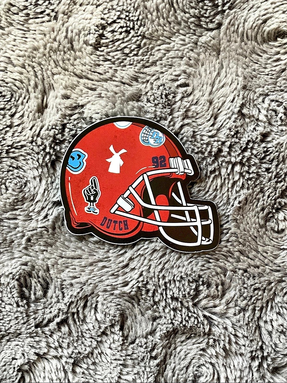 Dutch Bros Football Helmet sticker